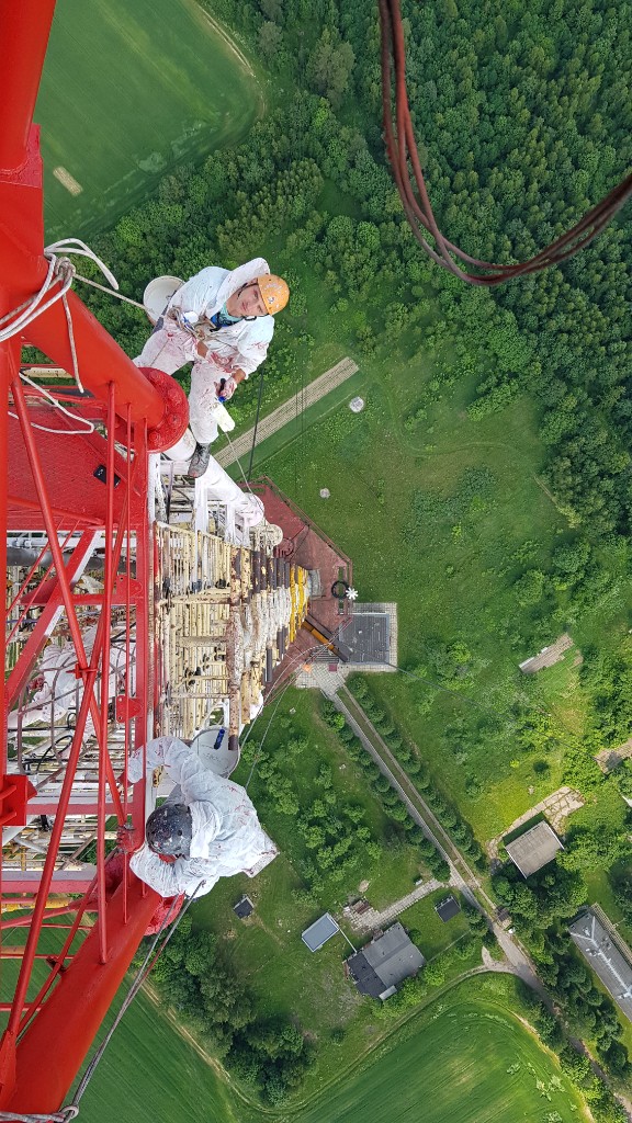 Ремонт и окраска телебашен, мачт, опор — Ремонт и окраска мачт, фото 2